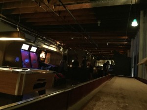Arcade games at Valley Bar.