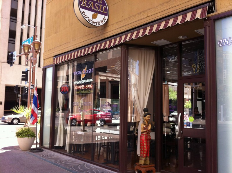 Thai Basil entryway. Photo by Jim McPherson