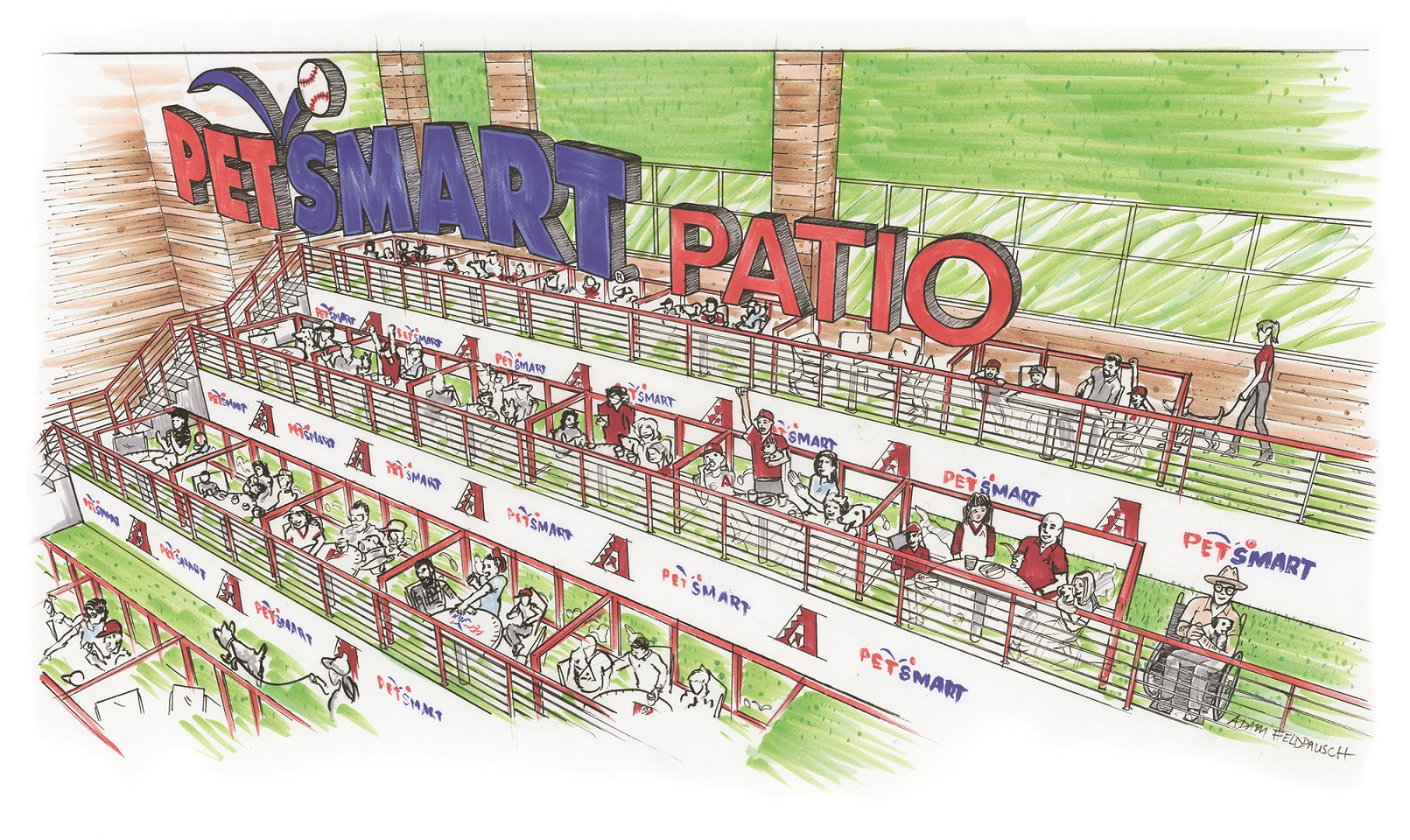 Petsmart Patio Chase Field Seating Chart