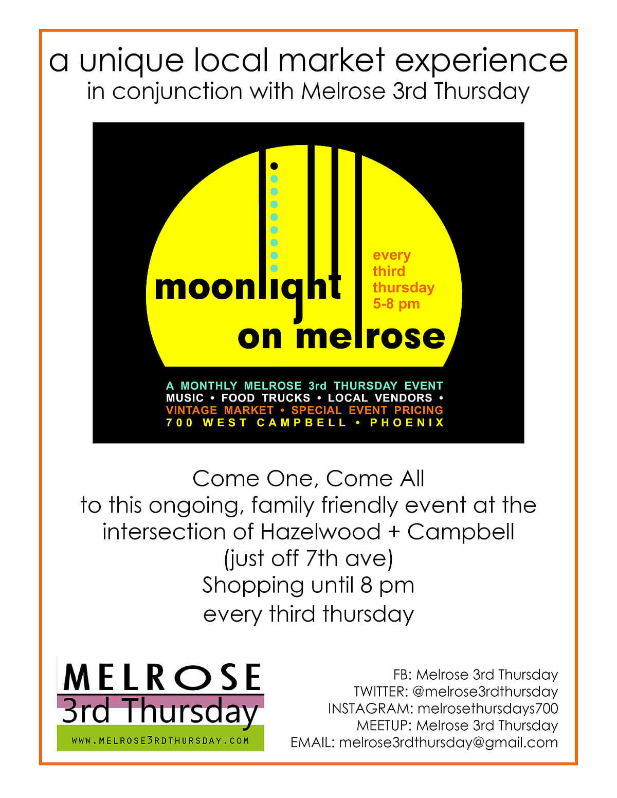 Join the Fun at Melrose Third Thursday