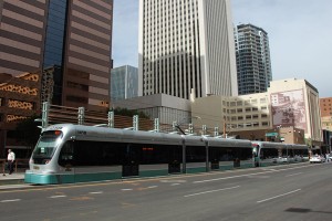 Light rail can get you around Downtown Phoenix easily.