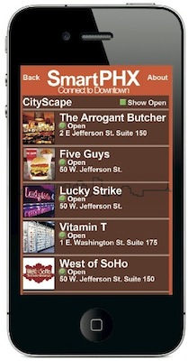 SmartPHX web app